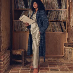 Heathcliff Plaid Flannel Cotton Robe