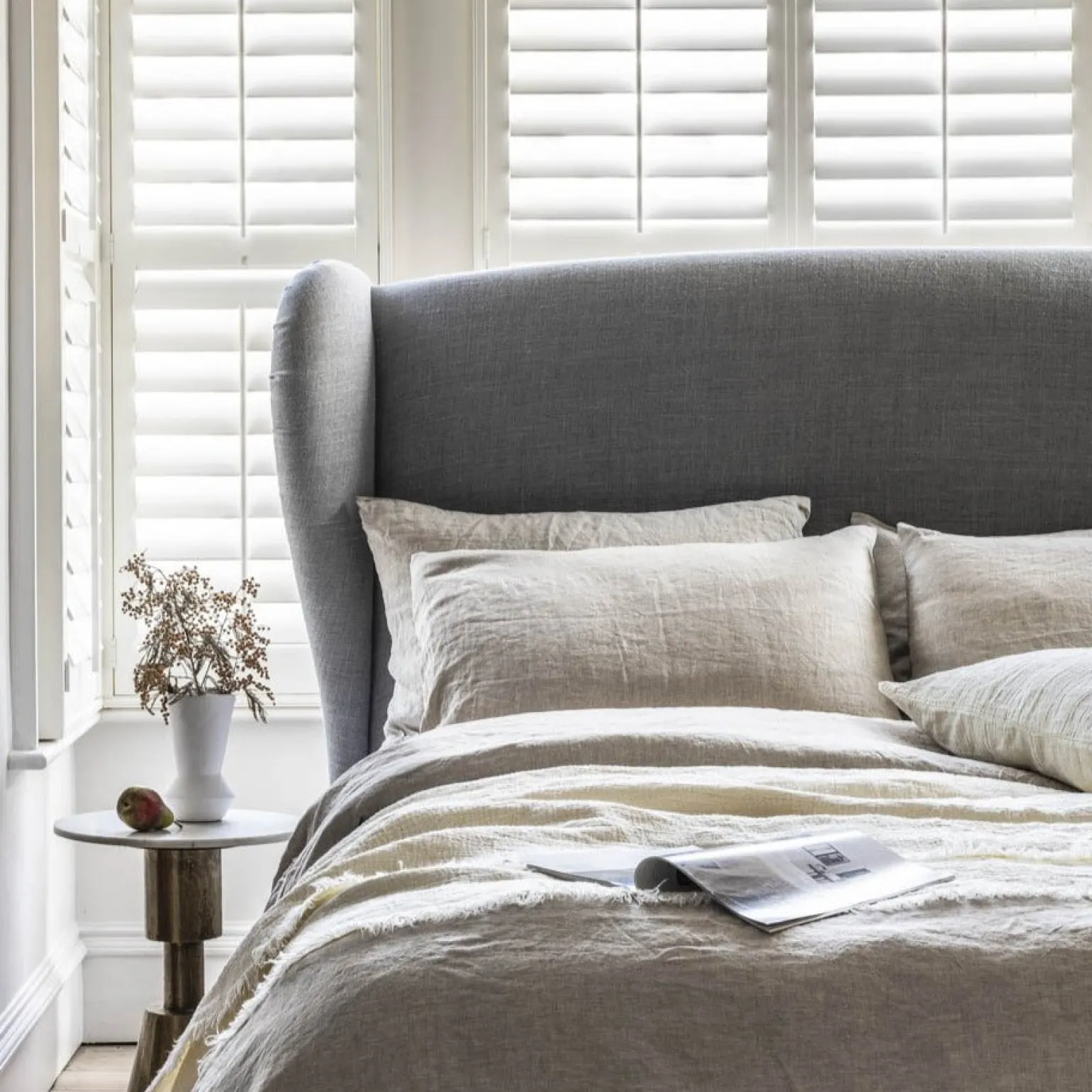 Oatmeal 100% Linen Pillowcases (Pair)