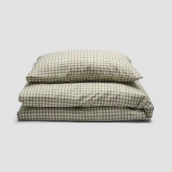Pear Kids Gingham Cotton Bedding Set