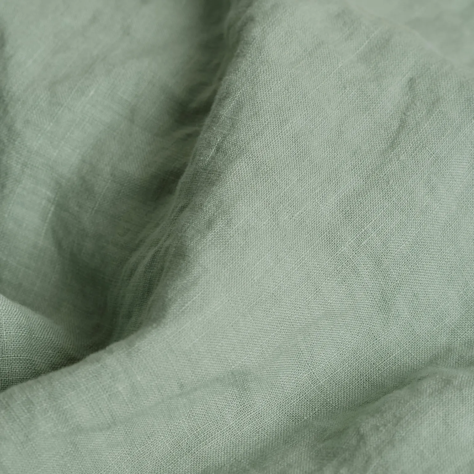 Sage Green Linen Blend Flat Sheet