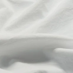 White Washed Cotton Percale Pillowcases (Pair)